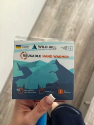 Карманная грелка-сердце для рук Wild Hill Hand Warmer L многоразовая голубая (10,7*10,2 см) фото от покупателей 1