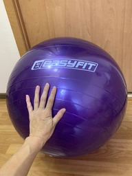 Мяч для фитнеса гимнастический, фитбол для беременных EasyFit EF-3007-V 65 см Фиолетовый (56001739) фото от покупателей 12