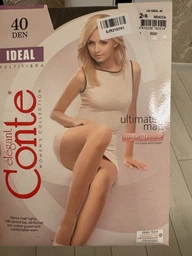 Колготи 40 Den жіночі великих розмірів Conte Ideal 5 р Grafit (4810226162804) фото від покупців 1