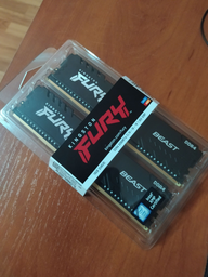 Оперативна пам’ять Kingston Fury DDR4-3200 16384MB PC4-25600 (Kit of 2x8192) Beast Black (KF432C16BBK2/16) фото від покупців 17