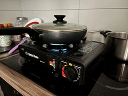 Портативная туристическая газовая плита с пьезоподжигом portable gas stove BDZ 155 Original by Happy Home c пластиковым кейсом адаптер под большой баллон