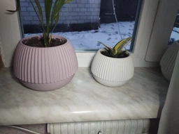 Вазон Ø-10см, 16*12см, 0,5л, "Бохо" Алеана біла троянда SE-aleana-boh-01 фото від покупців 3