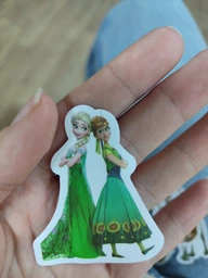 Наклейки виниловые Холодное сердце FROZEN Takara Tomy на предметы 50 шт. фото от покупателей 1