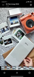 Фотоальбом для Fujifilm Instax Wide 300/210/200/100, Polaroid 600 Blue 64