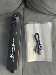 Вакуумный упаковщик Vacuum Sealer E Белый ZWPA-001 вакуумный упаковщик для длительного хранения продуктов + 10 пакетов фото от покупателей 17