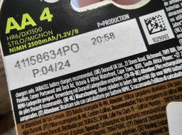Акумулятор Duracell Recharge AA 2500 мАгод 4 шт (5000394057043)