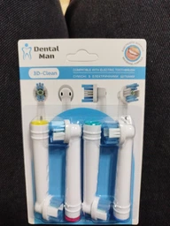 Oral b Braun насадки для электрической зубной щетки на зубную щетку орал би браун Dental Man EB58 X Charcoal power сменные средняя жесткость универсальные насадка средней жесткости набор 4 шт для зубов десен и межзубных промежутков для орал б с углем фото от покупателей 18