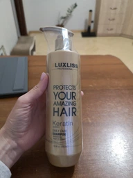 Кератиновый шампунь для домашнего ухода LUXLISS Keratin Daily Care Shampoo 500 мл (LS19717)