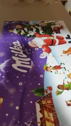 Адвент календарь Milka Advent Calendar Санта с конфетами фигурками милка шоколад 24 окошка подарок на новый год рождество 2025 200 г