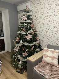 Світлодіодна гірлянда нитка "Роса" на котушці, 100м, 220V, 1000 LED, 8 режимів, зелений провід, IP44, Теплий білий фото від покупців 5
