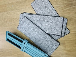 Набор запасных насадок для швабры Easy Mop, сменная насадка из микрофибры 5шт 32х11 см фото от покупателей 2