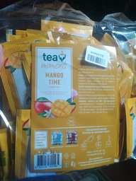 Чай Curtis в новом дизайне Tea Moments Mango Time зеленый со вкусом манго 20 пирамидок