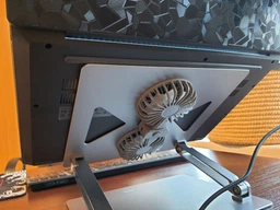 Охлаждающая подставка для ноутбука OfficePro LS121G Aluminum alloy Gray фото от покупателей 12