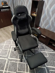 Геймерское кресло GT Racer X-2324 Fabric Black/Gray фото от покупателей 14