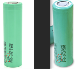 Акумулятор Li-Ion 21700 Samsung INR21700-50S 5000mAh, 50A, 4.2/3.6/2.5V, Green фото від покупців 4