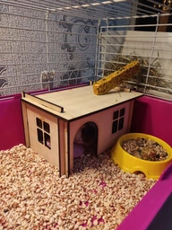 Будинок для гризунів №113 Lucky Pet для морських свинок, кроликів та шиншил 24x15x14 см