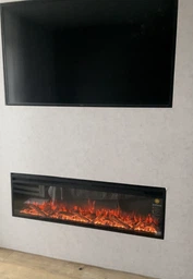 Електрокамін ArtiFlame AF58 Multicolor з 3D ефектом полум'я, обігрівом і звуком горіння вогню фото від покупців 1