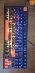 Клавиатура механическая проводная GamePro MK180W Hot-Swap Red Swich TKL RGB White фото от покупателей 18