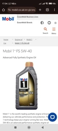 Моторне масло Mobil 1 FS 0w-40 1L фото від покупців 15
