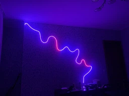 Умная гибкая неоновая светодиодная лента Neon Rope LED RGB-IC 5м с Bluetooth адаптером и синхронизацией музыки фото от покупателей 8
