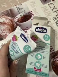 Зубная паста Chicco Клубника с фтором от 1 года 50 мл (07429.00) (8003670918714) фото от покупателей 1