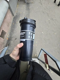 Шейкер спортивный BlenderBottle Pro45 1270 мл Grey/White (Pro45_Grey/White) фото от покупателей 3