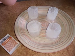 Силіконова форма для крижаних чарок Ice Glasses Blue