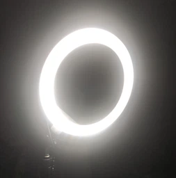 Кільцева світлодіодна лампа LED Ring Fill Light з тримачем, висота 2 м, діаметр 26 см, 5500 К