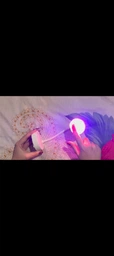 Профессиональная аккумуляторная LED+UV лампа - фонарик для маникюра и наращивания ногтей 12 LED 24 W белая сенсорная