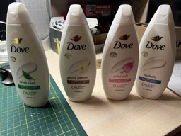 Набор гелей для душа Dove Релакс Терапия 250 мл х 4 шт (8720182998910) фото от покупателей 6