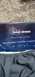 Простирадло на гумці Good-Dream microfiber Blue 140х200 (GDMBLSHEETF140200) фото від покупців 1