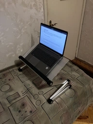 Столик для ноутбука Omax A6L Серебристый (A6L laptop desk) фото от покупателей 1