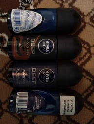 Упаковка антиперспирантов шариковых NIVEA MEN Deep Черный уголь Темное дерево 50 мл х 2 шт (4006067432427) фото от покупателей 1