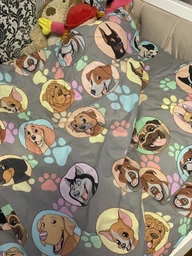 Комплект постільної білизни MirSon Двоспальний 17-0661 Happy Dogs 175х210 см Бязь (2200010255973) фото від покупців 1