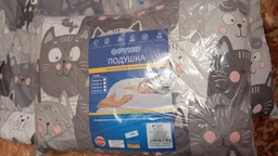 Подушка Руно Grey Cat антиаллергенное волокно 50х70 см (Р310.52СЛУ_Grey Cat) фото от покупателей 6
