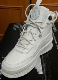 Женские демисезонные ботинки кожаные высокие Puma Mayra 39231602 37.5 (4.5UK) 23.5 см Puma Black-Puma Black-Strong Gray (4099683252949) фото от покупателей 2