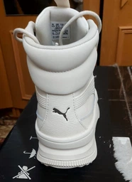 Женские демисезонные ботинки кожаные высокие Puma Mayra 39231602 37.5 (4.5UK) 23.5 см Puma Black-Puma Black-Strong Gray (4099683252949) фото от покупателей 1