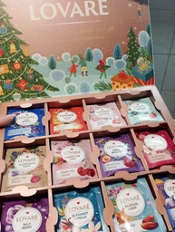 Новогодняя коллекция чая Lovare Merry Christmas 12 видов по 5 шт (4823115403285) фото от покупателей 7