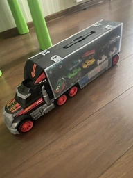 Игровой набор Трейлер автоперевозчик с ручкой, Dickie Toys, 3749023 фото от покупателей 3
