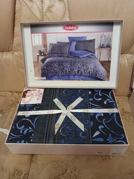 Комплект постільної білизни Hobby Exclusive Sateen Gris бузковий 200x220см євро (168046)