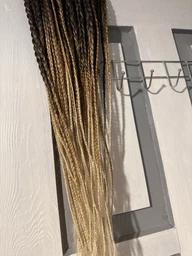 Канекалон Easy Braid сіро-коричневий теплий беж Блонд Довжина 65 см Вага 90 грам Низькотемпературний 100-150°С FR-28 фото від покупців 3