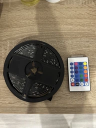 Лента светодиодная на клейком основании RGB 5050 – 5 м. LED лента от USB фото от покупателей 12