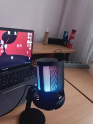 Микрофон студийный для стрима игровой для подкаста для записи музыки для блогеров для конференций конденсаторный с подсветкой RGB технология Plug&Play USB DKWAY PS-5s фото от покупателей 4