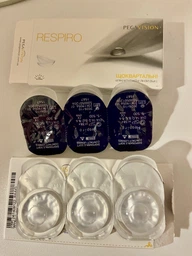 Контактные линзы Pegavision Respiro (-0,5...-12) 3 шт. респиро фото від покупців 1