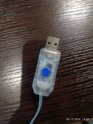 Кнопковий USB контролер з кабелем для гірлянд та світлодіодни стрічок фото от покупателей 1