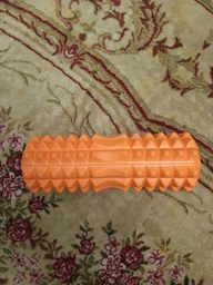Масажний ролик EF Solid Roller 33х13 см чорний (ролер, валик, циліндр для МФР та йоги, масажер для спини, ніг, рук, шиї) WS-GR1.2s-Bk фото від покупців 7