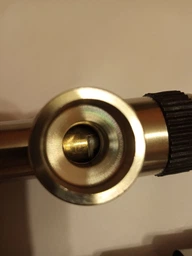 Кран приборный KRONER KRP Edelstahl Klassisch-ESG100 1/2"х1/2" угловой