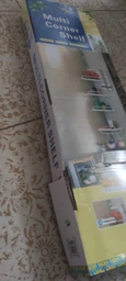 Кутова полиця для ванної Multi Corner Shelf з металу та пластику 2.6 метра 4 полиці регульована по висоті фото від покупців 6