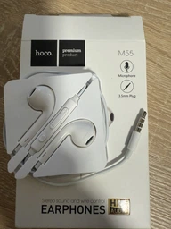 Наушники Hoco M109 с микрофоном Type-C, White