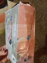 Навушники Bluetooth MDR CAT ear VZV-23M 7805 з підсвіткою, м'ятні фото от покупателей 9
